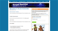 Desktop Screenshot of gospeldoctrine.ldsfiles.com